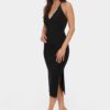 Gold Bar Detail Dress